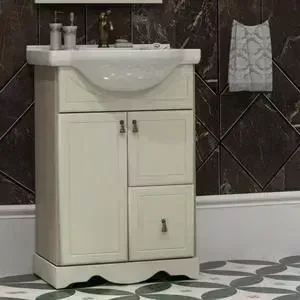 Тумба с раковиной OPADIRIS с Клио 50 слоновая кость (00-00000232 + 4620008199344)