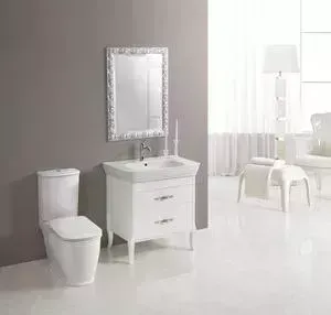 Тумба с раковиной BELBANGO с Prado 81x48.5 Bianco lucido (PRADO-800-2C-PIA2-BL, PRADO-800-LVB)