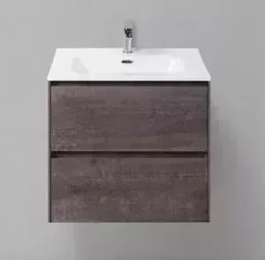 Тумба с раковиной BELBANGO с Pietra 60x50 Stone (PIETRA-600-2C-SO-PT, BB600ETL)