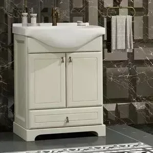 Тумба с раковиной OPADIRIS с Клио 65 слоновая кость (00-00000234 + 192529)