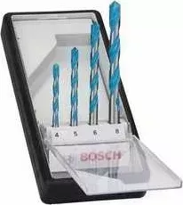 Набор сверл универсальных BOSCH 4.0-8.0мм 4шт Multi Construction (2.607.010.521)