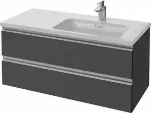 Тумба с раковиной JACOB DELAFON с Vox 100x46x45,2 см, серый антрацит (EB2026-RA-442, EXAD112-Z-00)