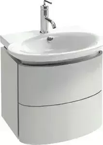 Тумба с раковиной JACOB DELAFON с Presquile 60x46x45,2 см, белый блестящий (EB1102-G1C, E4438-00)