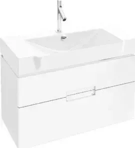 Тумба с раковиной JACOB DELAFON с Reve 79x38x44,5 см, белый блестящий (EB1135-G1C, E4803-00)