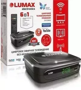 Ресивер цифровой Lumax DVB-T2 DV-2108HD