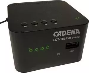 Ресивер цифровой Cadena Тюнер DVB-T2 CDT-1814SB