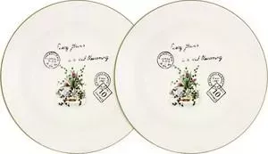 Набор из 2-х суповых тарелок Anna Lafarg LF Ceramics Букет (AL-80E2256-3-B-LF/LF-80E2256-3-AL)