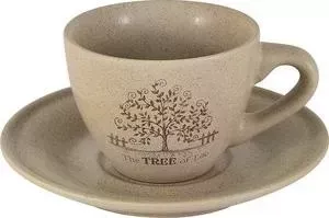 Чашка с блюдцем Terracotta с Дерево жизни (TLY314S2-TL-AL)