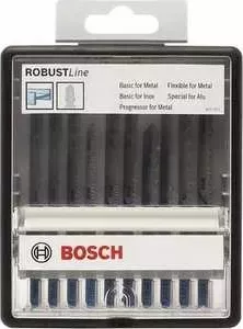 Набор пилок для лобзика BOSCH 10шт по металлу Robust Line Metal Expert (2.607.010.541)