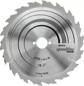 Диск пильный BOSCH 160х20мм 18зубьев Speedline Wood (2.608.640.787)