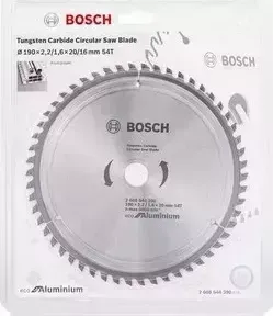 Диск пильный BOSCH 190х30мм 54зуба Al Eco (2.608.644.389)