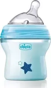 Бутылочка CHICCO Natural Feeling PP, 0+, 150 мл, blue 310205207