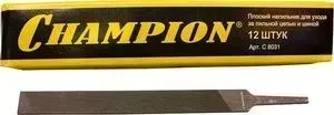 Напильник CHAMPION плоский для заточки цепных пил 12шт (C8031)