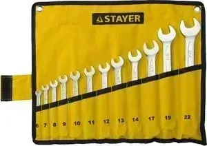 Набор ключей STAYER комбинированных 12шт 6-22 мм (27081-H12)
