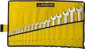 Набор ключей STAYER комбинированных 18шт 6-32 мм (27081-H18)