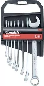 Набор ключей MATRIX комбинированных 6-19 мм 8шт CrV (15408)