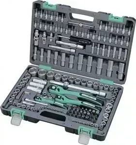 Набор торцевых головок и бит STELS 1/4" 3/8" 1/2" 151 предмет (14114)