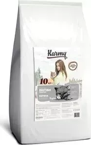Сухой корм Karmy British Shorthair Kitten Индейка для котят, беременных и ящих кошек породы британская короткошерстная 10кг