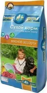 Сухой корм Верные друзья Мясное ассорти для собак всех пород 15 кг