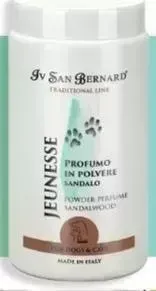 Пудра Iv San Bernard Traditional Line Jeunesse Powder Perfume Sandalwood с ароматом сандалового дерева для животных 80 гр