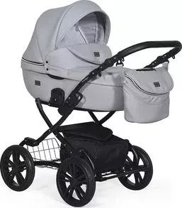 Коляска 2 в 1 Indigo 2 в 1 MARCO City Plus 12" Mc 11 (серая кожа)