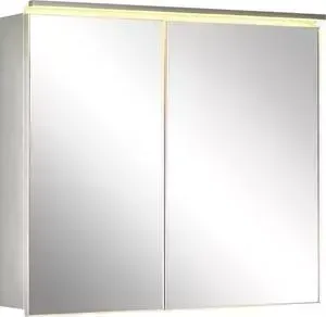 Зеркальный шкаф De Aqua Алюминиум 90 (AL 505 090 S)