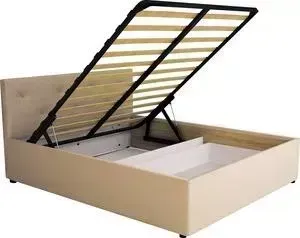 Кровать Комфорт S Габриэль 1600 (пм+ящик) манго 009/№1 (ромбы)