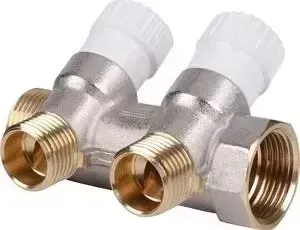 Коллектор STOUT распределительный 3/4" на 2 выхода 1/2" (SMB 6851 341202)