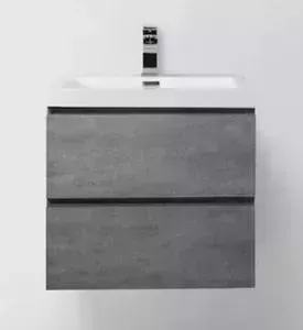 Тумба с раковиной BELBANGO с Luce 60x50 Stucco Cemento (LUCE-600-2C-SO-SCM, BB600AB)