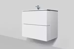 Тумба с раковиной Am.Pm с Spirit 2.0 60 белый глянец (M70AFHX0602WG, M70AWCC0602WG)