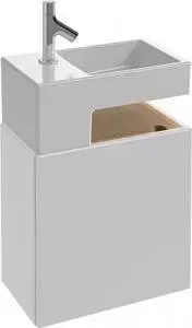 Тумба под раковину JACOB DELAFON Terrace 49,5x28x49,5 см, белый блестящий (EB1178-G1C)