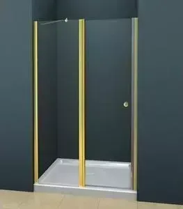 Дверное полотно CEZARES ROYAL PALACE-A-60/60-C-G профиль золото, стекло прозрачное