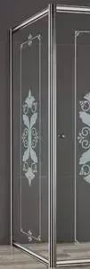 Универсальная боковая панель CEZARES GIUBILEO-FIX-90-SCORREVOLE-CP-Cr профиль хром, стекло прозрачное с матовым рисунком