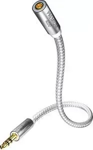 Кабель Inakustik межблочный Premium Extension Audio Cable, 5m, 3.5mm jack3.5mm jack(F)+6,3 jack adapter, 00410205