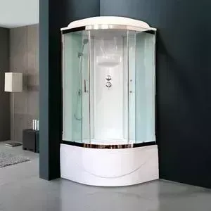Душевая кабина Royal Bath BK6 90х90х217 стекло белое/прозрачное (RB90BK6-WT-CH)