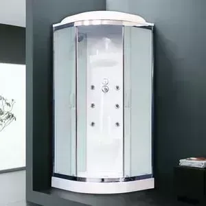 Душевая кабина Royal Bath HK7 90х90х217 стекло белое/шиншилла (RB90HK7-WC-CH)