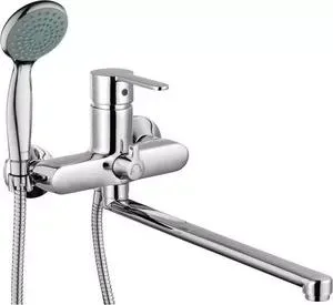 Смеситель для ванны GROSS AQUA Moderna с длинным изливом 350 мм (7213278С - 35L(F))