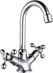 Смеситель для раковины GROSS AQUA Yota c поворотным изливом 130 мм (6088039С - В06)