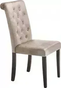 Стул Woodville Amelia dark walnut/fabric beige