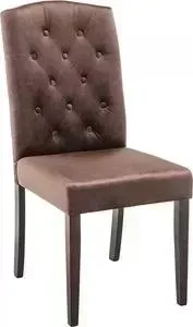 Стул Woodville Menson dark walnut/fabric brown
