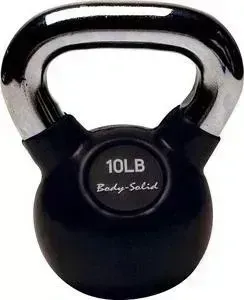Гиря Body Solid 4,5 кг (10lb) с хромированной ручкой KBC10