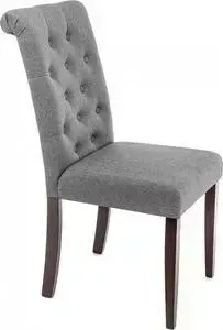 Стул Woodville Amelia dark walnut/fabric grey