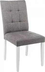 Стул Woodville Madina white/fabric pebble