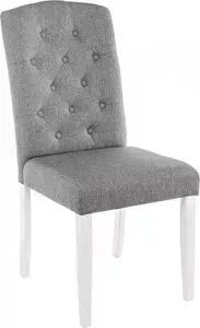Стул Woodville Menson white/fabric pebble
