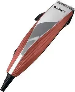 Машинка для стрижки SCARLETT SC-HC63C20 коричневый/серебристый