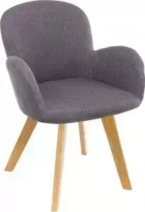 Стул Woodville Asia wooden legs/grey fabric