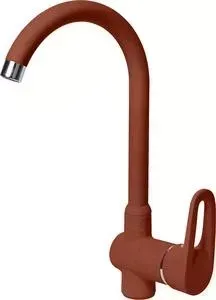 Смеситель для кухни AquaGranitEx красный марс (C-5035 (334))