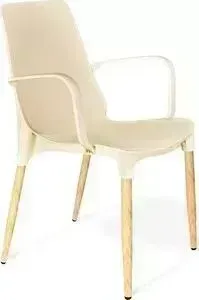 Стул Sheffilton SHT-S76-1 бежевый/светлый орех