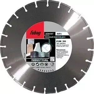 Диск алмазный FUBAG AW-I 350/25.4мм (58226-4)