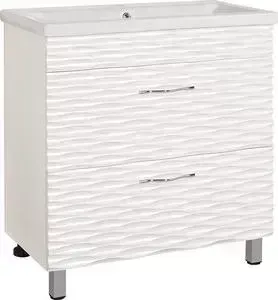 Тумба с раковиной Style line с Ассоль 80 с доводчиками (2000949084909 + Como 80)